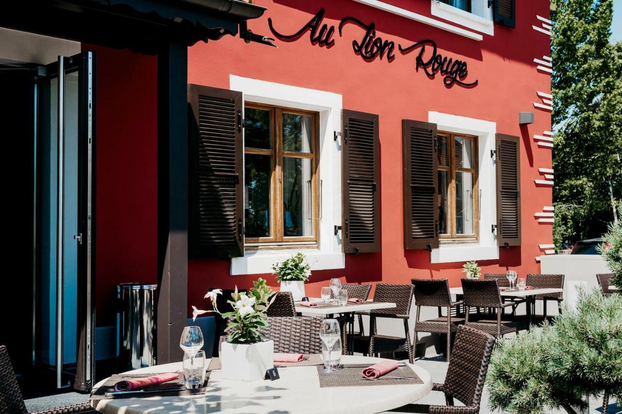 Logis Hotel Restaurant Au Lion Rouge 바르텐하임 외부 사진